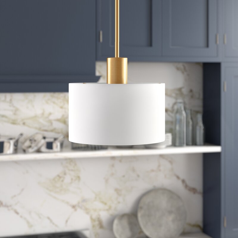 Crowder 1 - Light Single Drum Pendant - Image 1