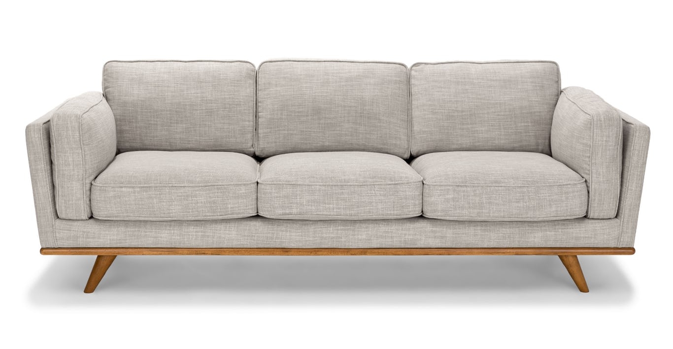 Timber 90" Sofa - Rain Cloud Gray - Image 0