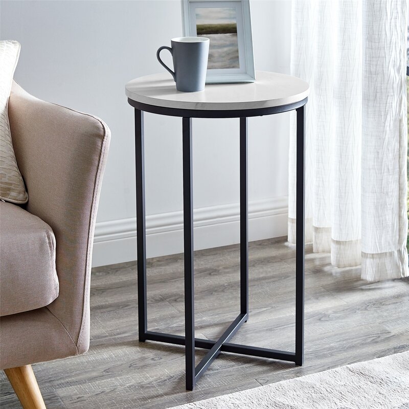 Wasser Cross Legs End Table - Image 1