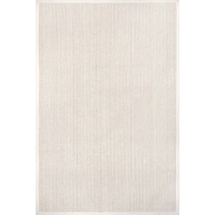 Jute and Wool Striped Area Rug - Image 0
