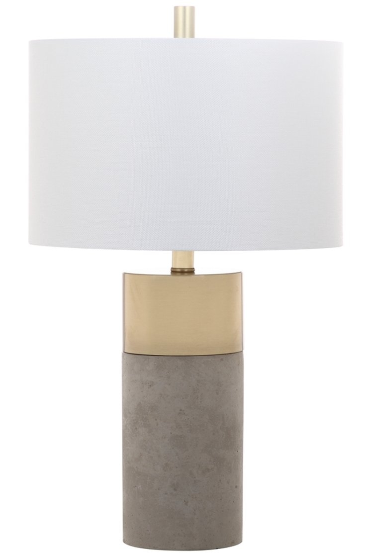 Oliver Table Lamp - Grey - Safavieh - Image 0