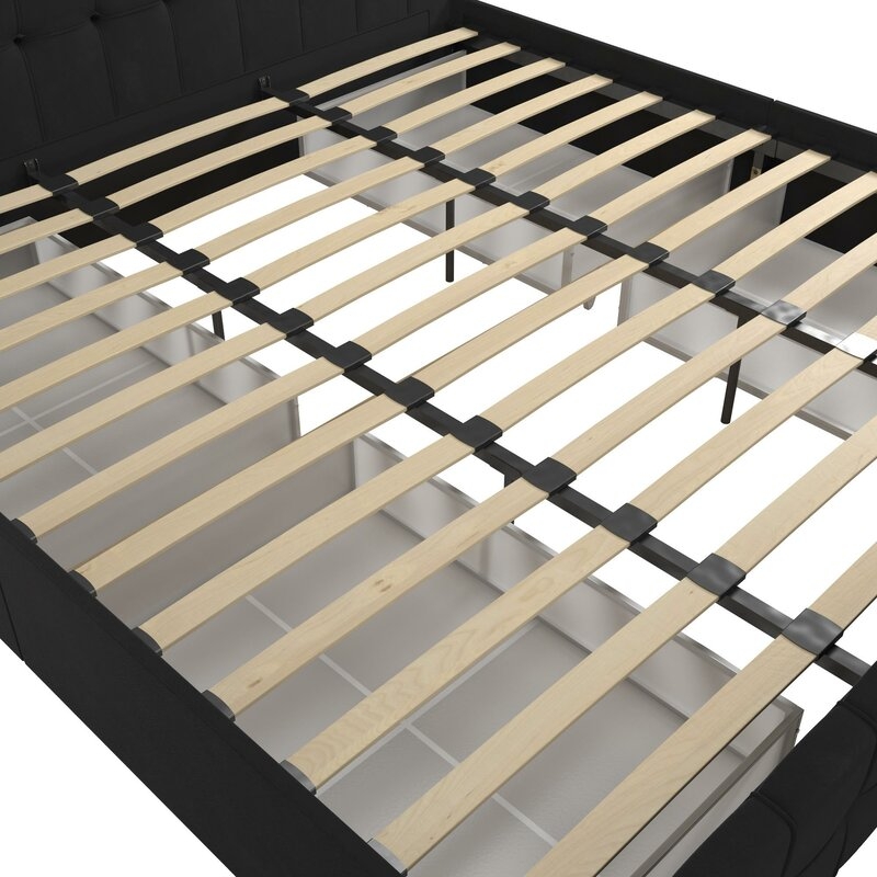 Elizabeth Upholstered Storage Platform Bed - Image 5