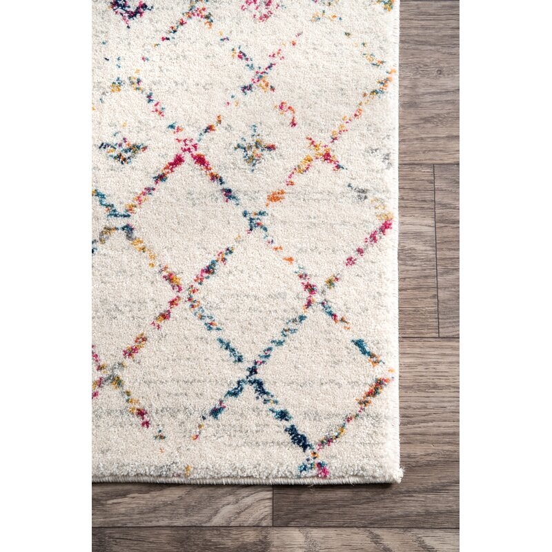 Lairey Moroccan Area Rug in Light Multi - Image 1