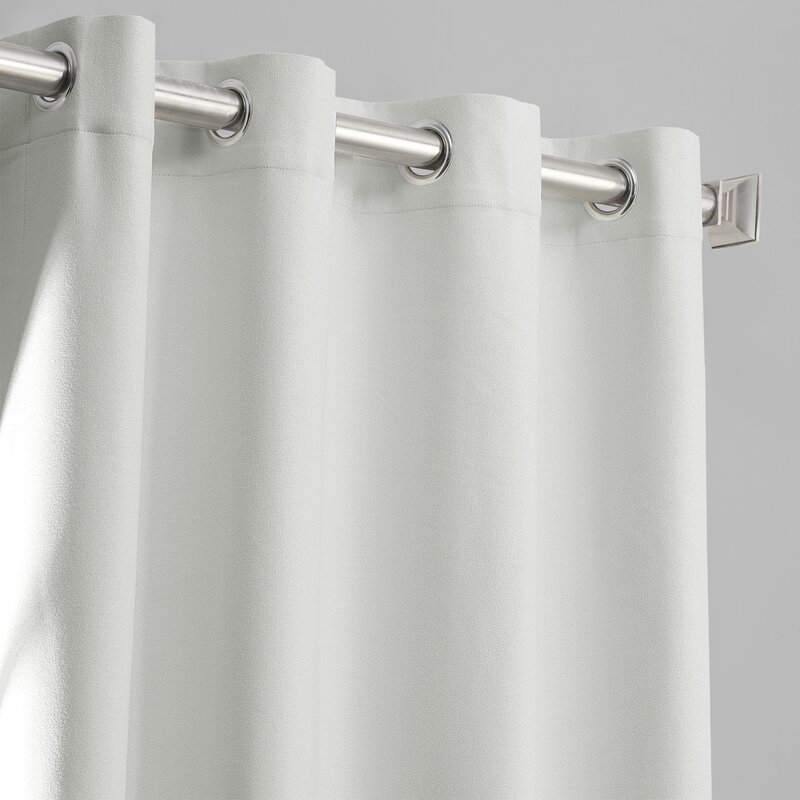 Bodwar Max Solid Blackout Thermal Grommet Single Curtain Panel - Image 2