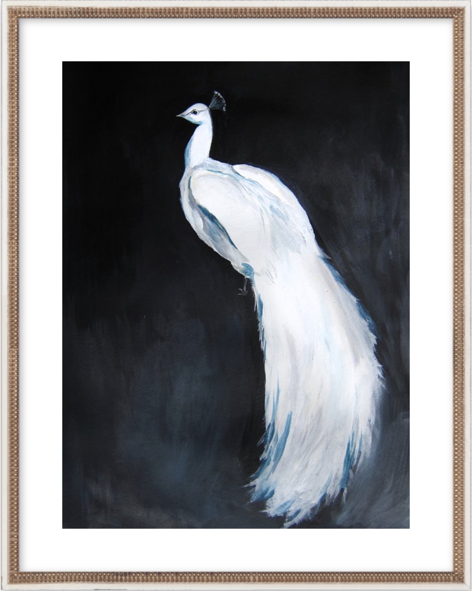White Peacock II - Final Framed Size: 32"x40" - Image 0