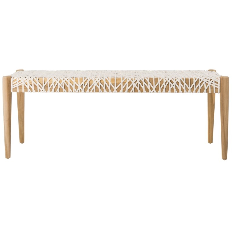 Mistana Bandelier Solid Wood Bench - Image 1
