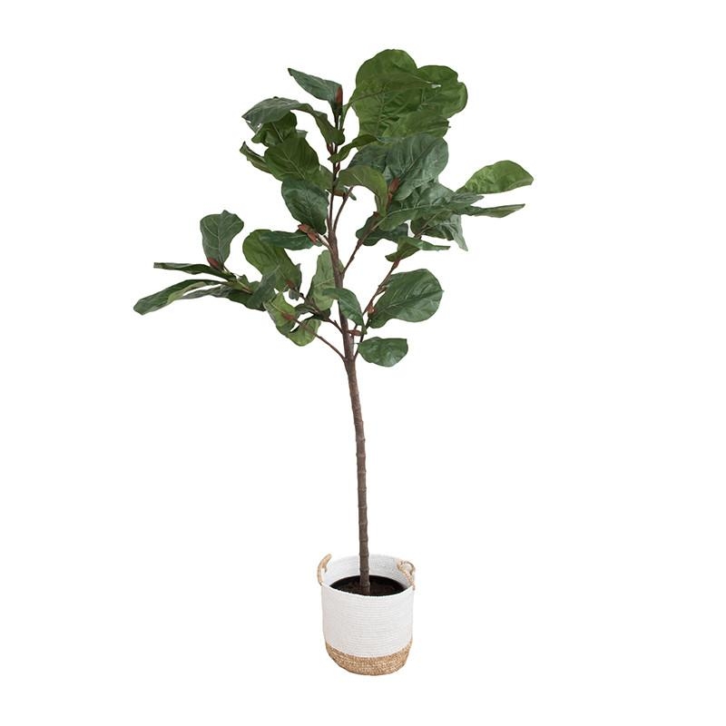 FAUX POTTED FIDDLE LEAF TREE - Image 0