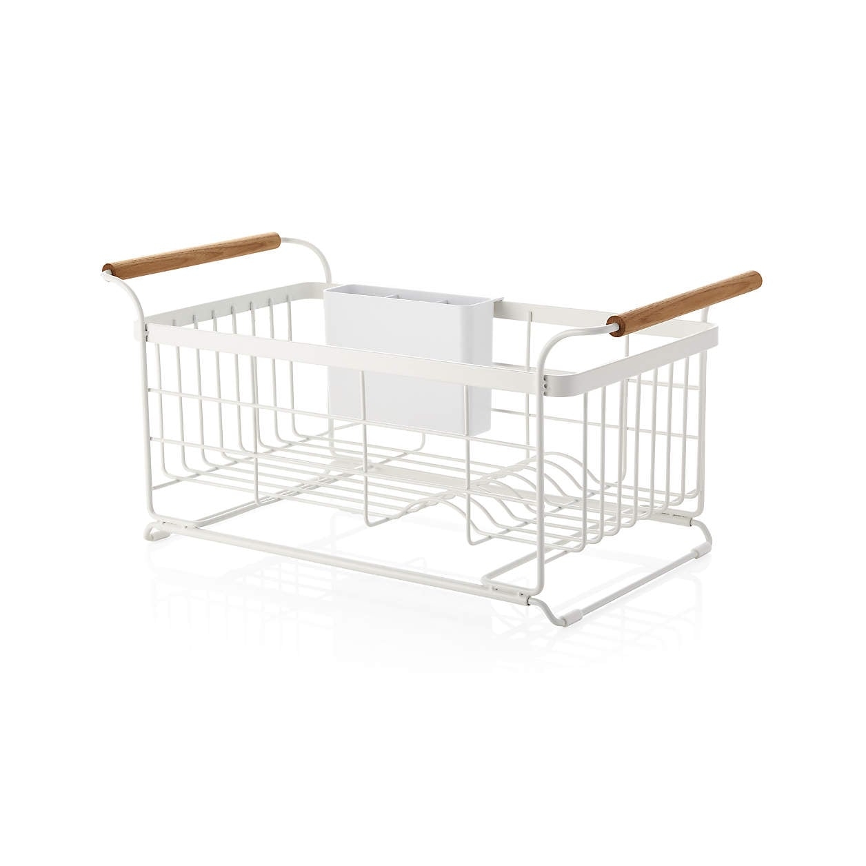 Yamazaki Tosca White Over-The-Sink Dish Drainer Rack - Image 0