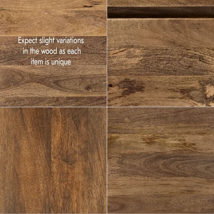 Anton Solid Wood Dining Table, Burnt Wax - Image 4