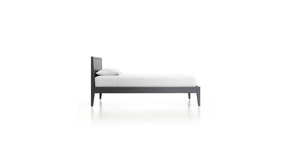 Ever Simple Charcoal Twin Bed - Image 1