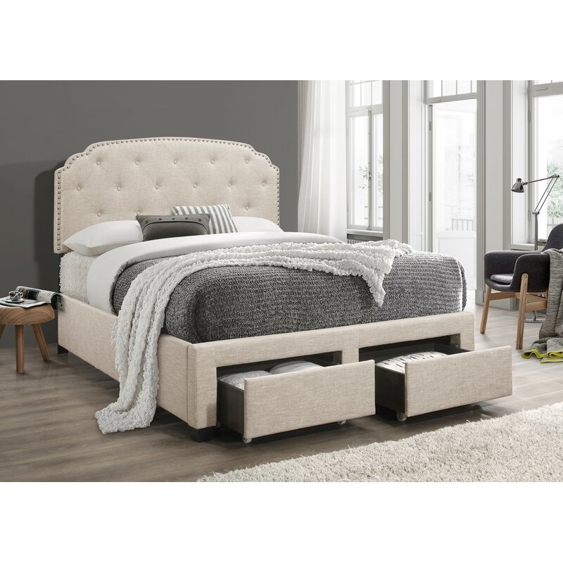 Neve Upholstered Storage Standard Bed / Queen - Image 0