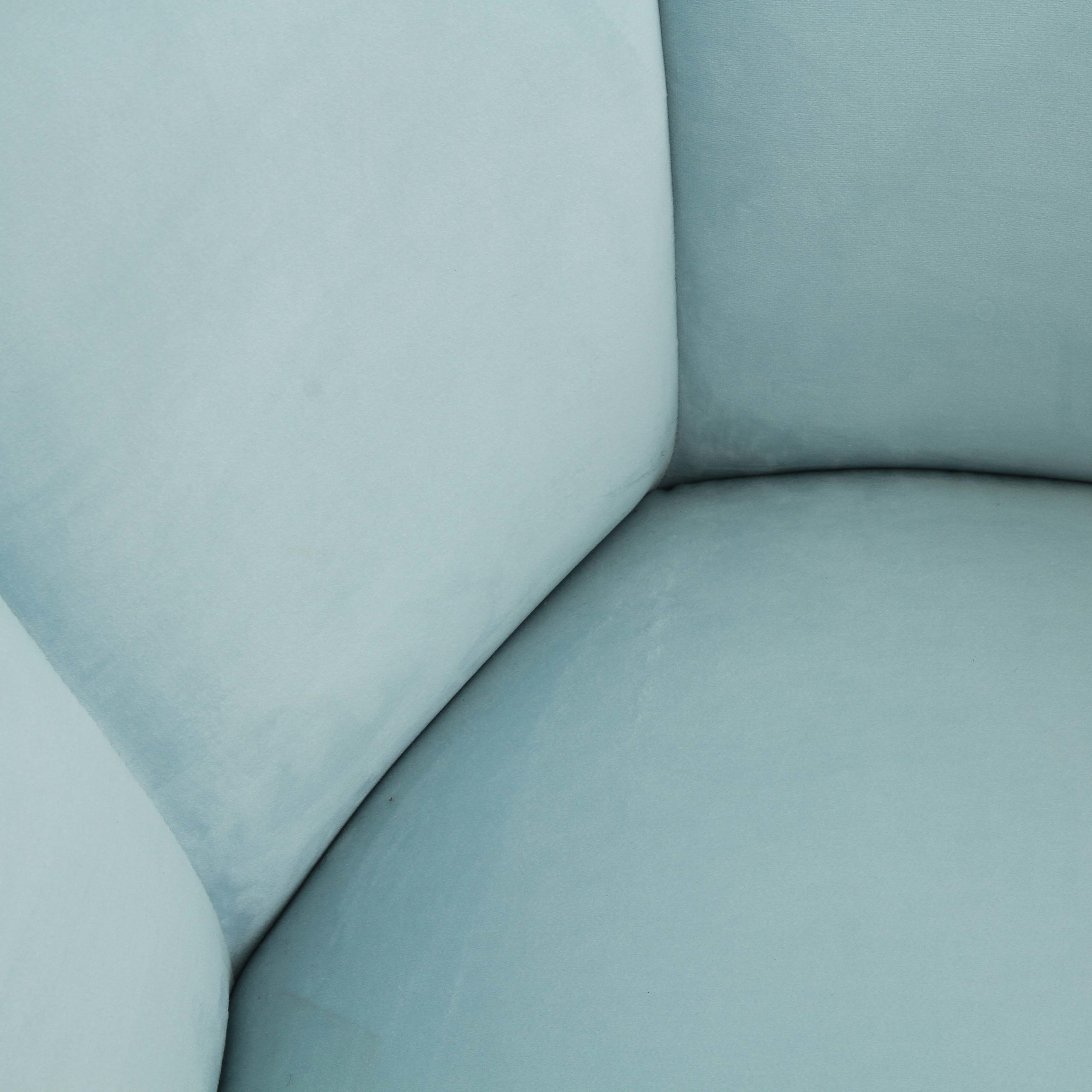 Allora Light Blue Accent Chair - Image 3