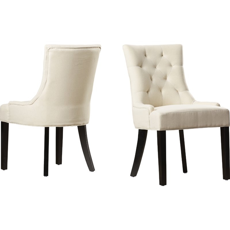Grandview Upholstered Dining Chairs (Set of 2) / Beige - Image 0