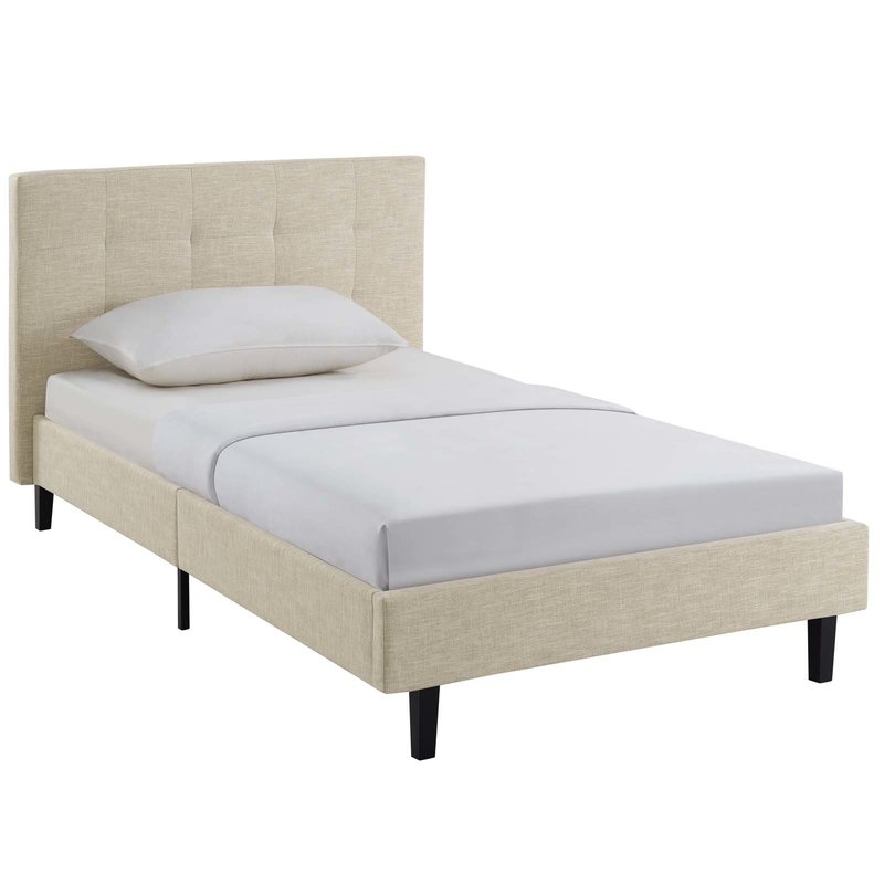 Molinaro Upholstered Platform Bed - Queen - Image 1