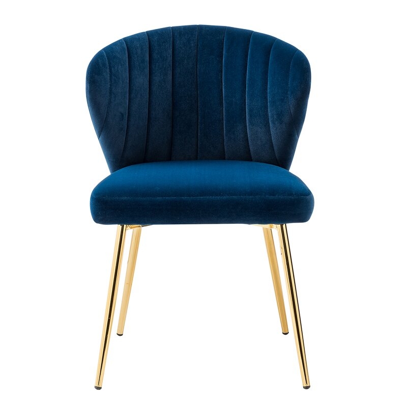 Daulton 20'' Wide Velvet Side Chair - Image 1
