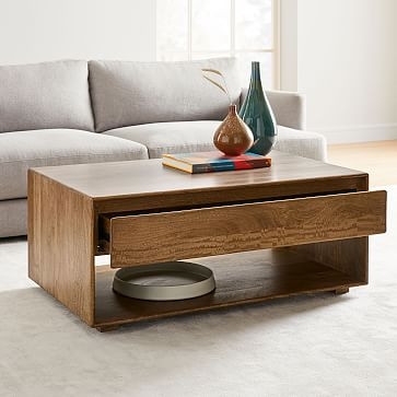 Anton Solid Wood Storage Coffee Table - Image 1