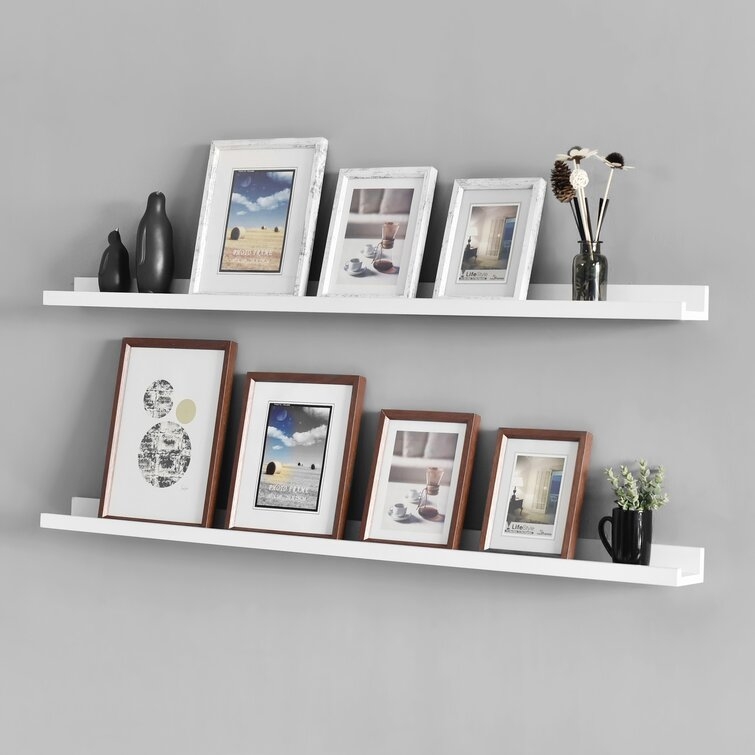 Dulin Photo Ledge Picture Display Floating Shelf - Set of 2 - Image 0