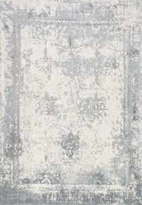 Chartres Hand-Woven Blue Area Rug - Image 0