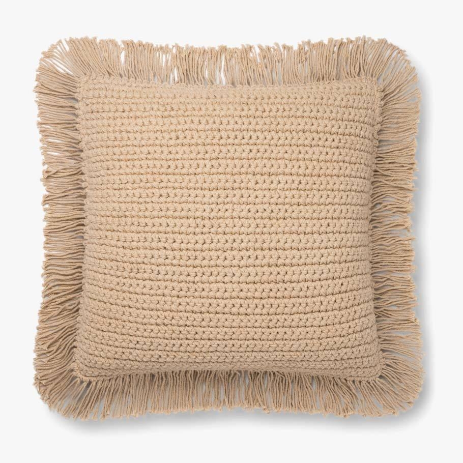 JB Beige Pillow - Polly filled - Image 0
