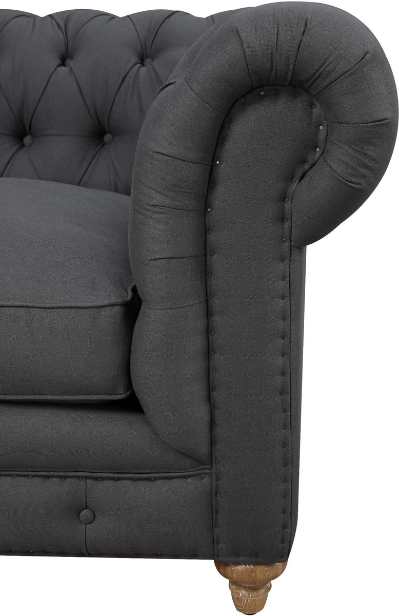 Osborn Morgan Linen Chair - Image 2