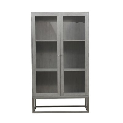 Ormond Modern 2 Shelf Display Curio Cabinet - Image 0
