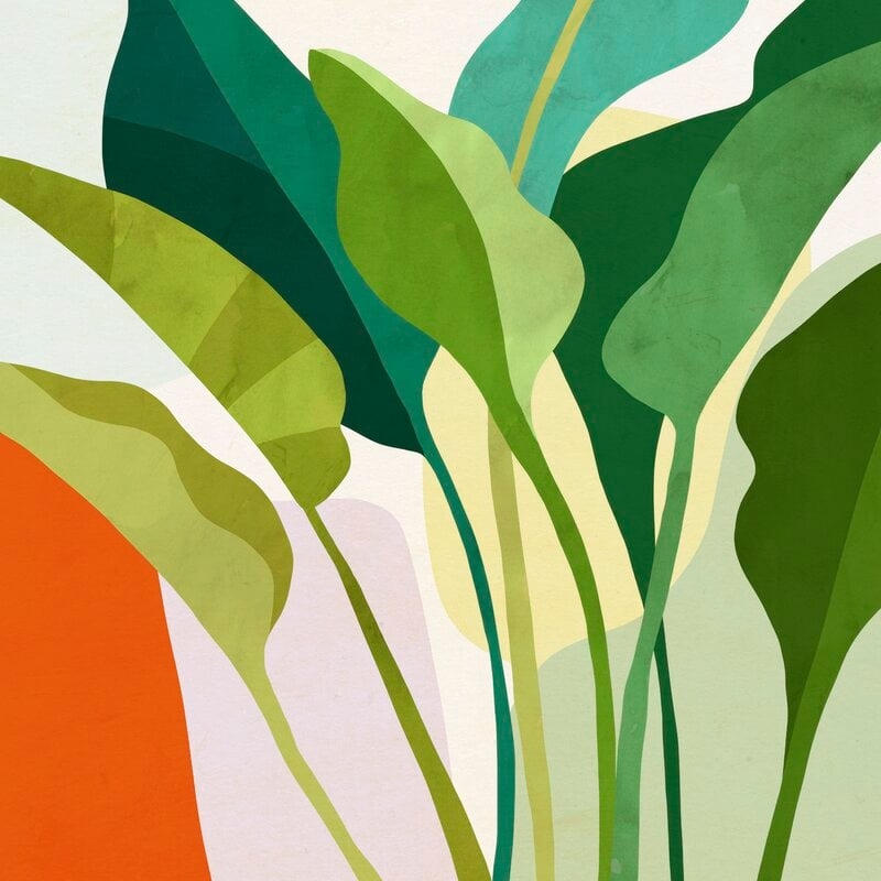 Tropica I by Victoria Borges - Graphic Art Print on Canvas - Image 0