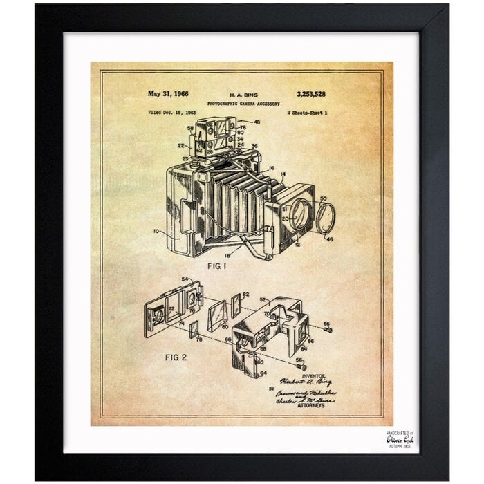 'Bing Polaroid Camera Accessory 1966' Wrapped Canvas Graphic Art Print on Canvas - Image 0