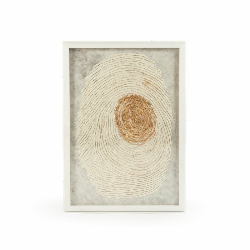 ABSTRACT PAPER FRAMED ART WALL DECOR - Image 0