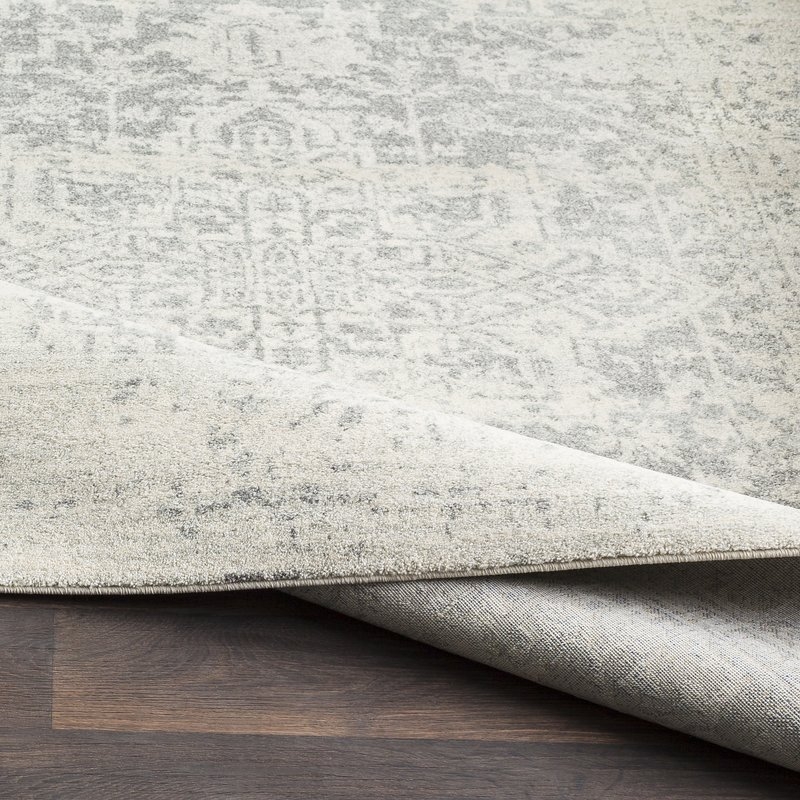 Hillsby Oriental Charcoal/Light Gray/Beige Area Rug - 7'10" x 10'3" - Image 4