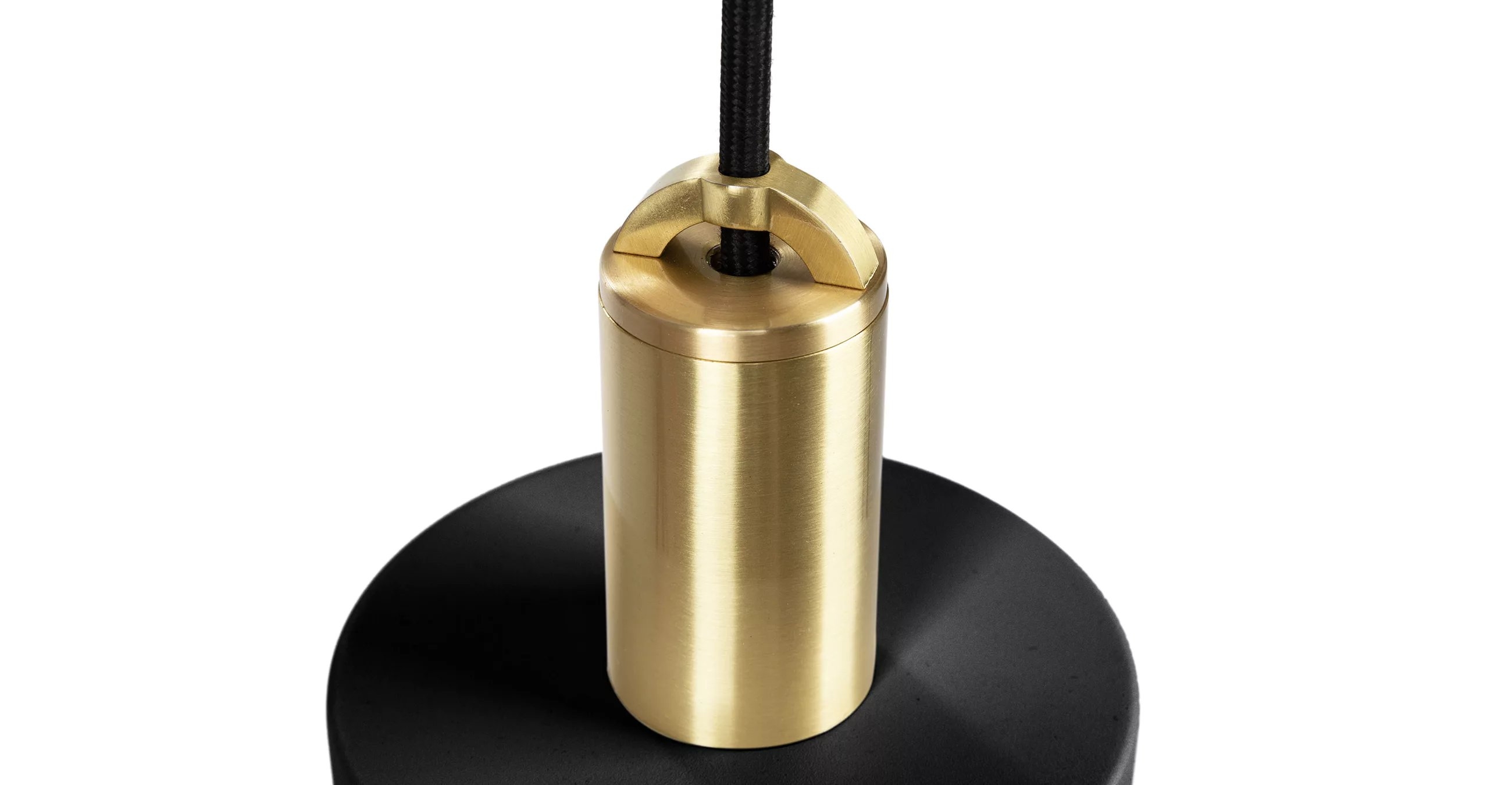 Tangent Cylinder Black Pendant Lamp - Image 1