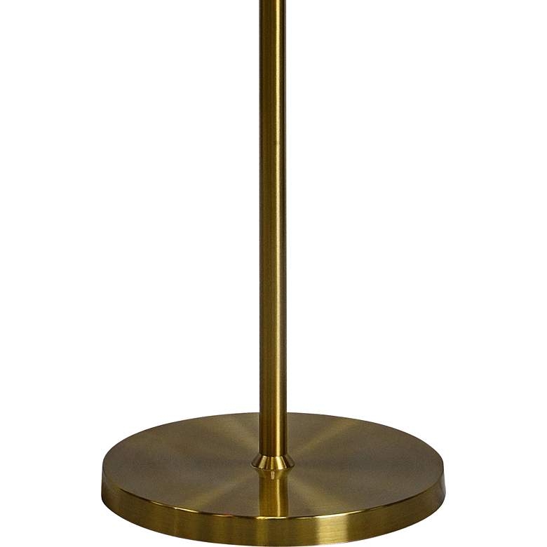 Tim Antique Brass Adjustable Metal Floor Lamp - Image 2