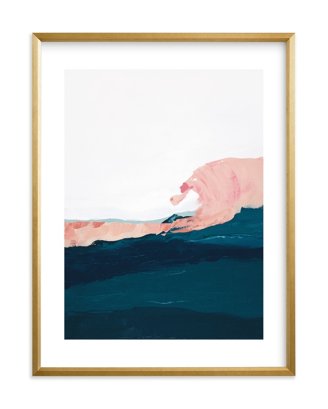 Santa Cruz Seascape Winter Swell Limited Edition Fine Art Print - Image 0