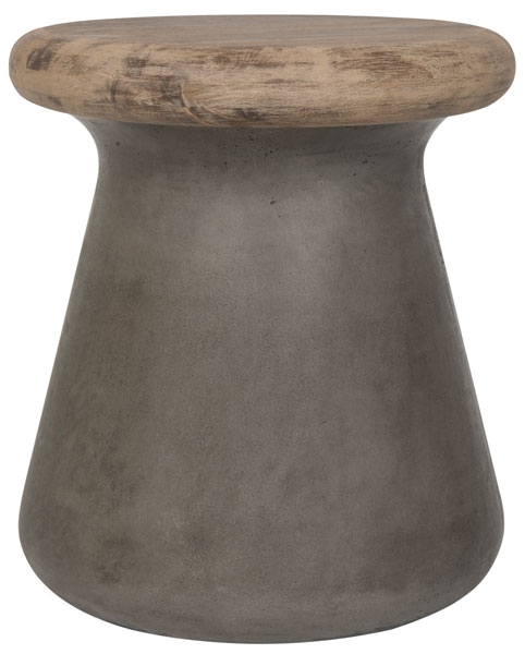 Button In/Outdoor Accent Table - Dark Grey - Arlo Home - Image 0