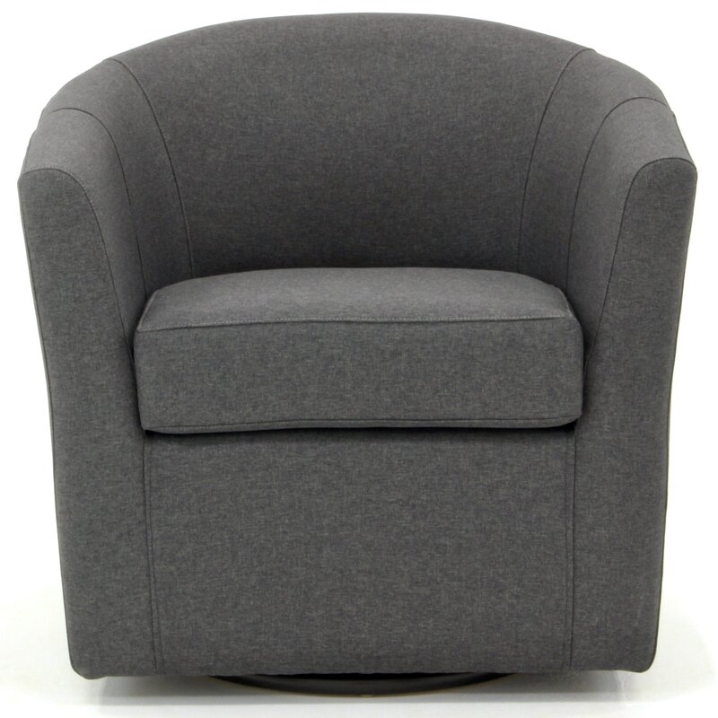 Molinari 31'' Wide Swivel Barrel Chair - Image 6