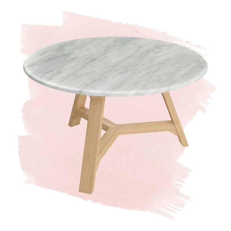 Colford 3 Legs Coffee Table - Image 1