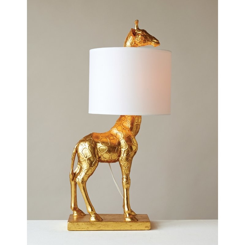Harbaugh Resin Giraffe 27.76" Table Lamp - Image 0
