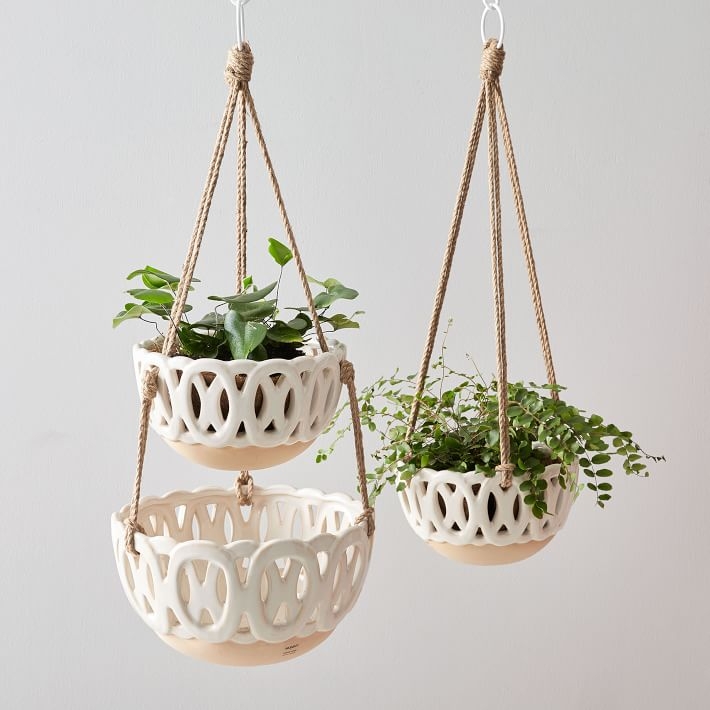 Skinny Ceramics Hanging Planter, Single - Image 0