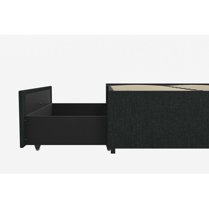 Charlestown Upholstered Storage Platform Bed - Image 1