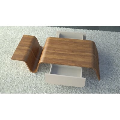 Arnau Abstract Coffee Table with Storage - Image 0