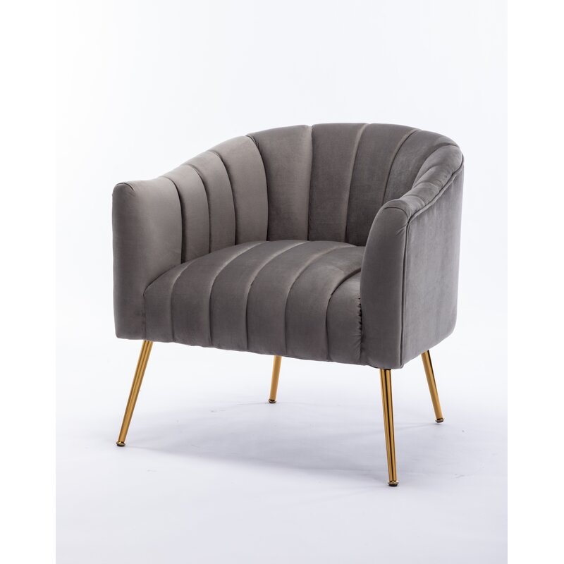 Hegland 27.95'' Wide Velvet Armchair - Image 0