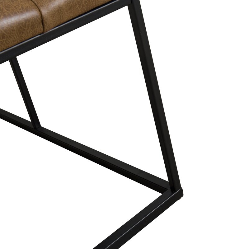 Thrapst Faux Leather Bench - Image 1