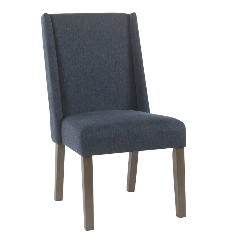 Rugeley Upholstered Dining Chair (Set of 2) / Navy - Image 1