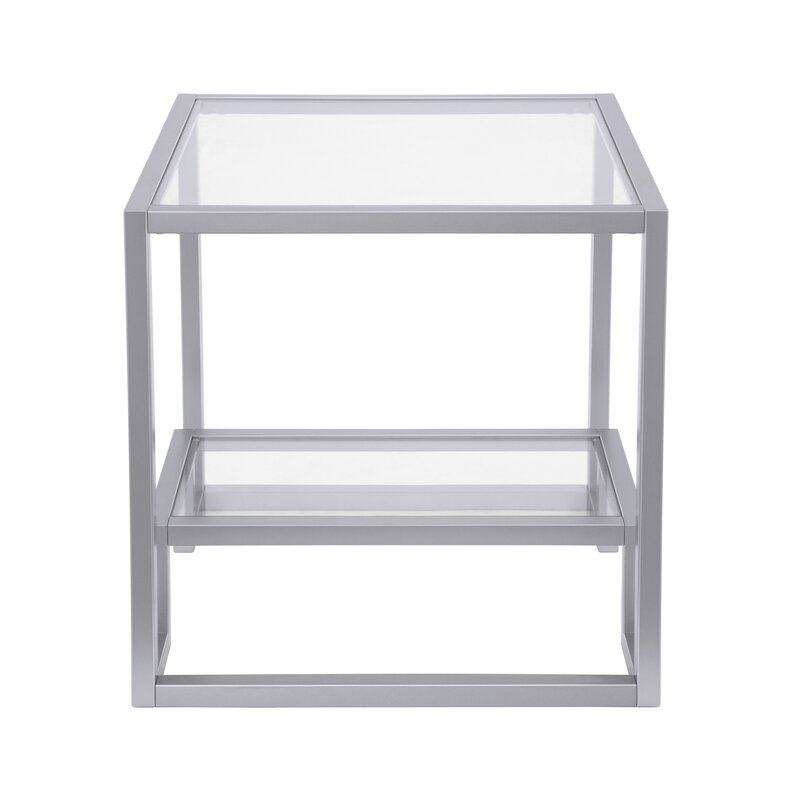 Imel Glass Top Frame End Table - Image 0
