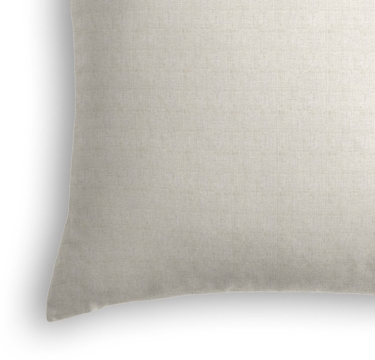 Classic Linen Pillow, Soft Gray, 22" x 22" - Image 1