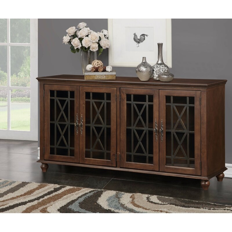 Carnell 4 Door Accent Cabinet - Image 1