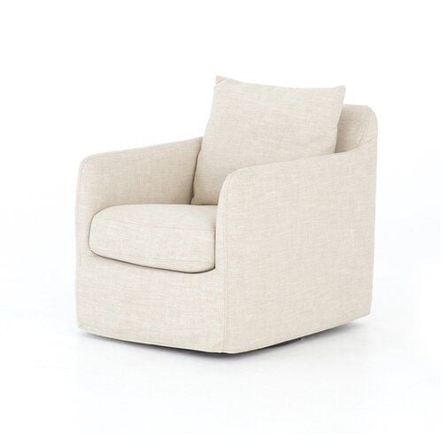 BANKS SWIVEL CHAIR - Cambric Ivory - Image 0