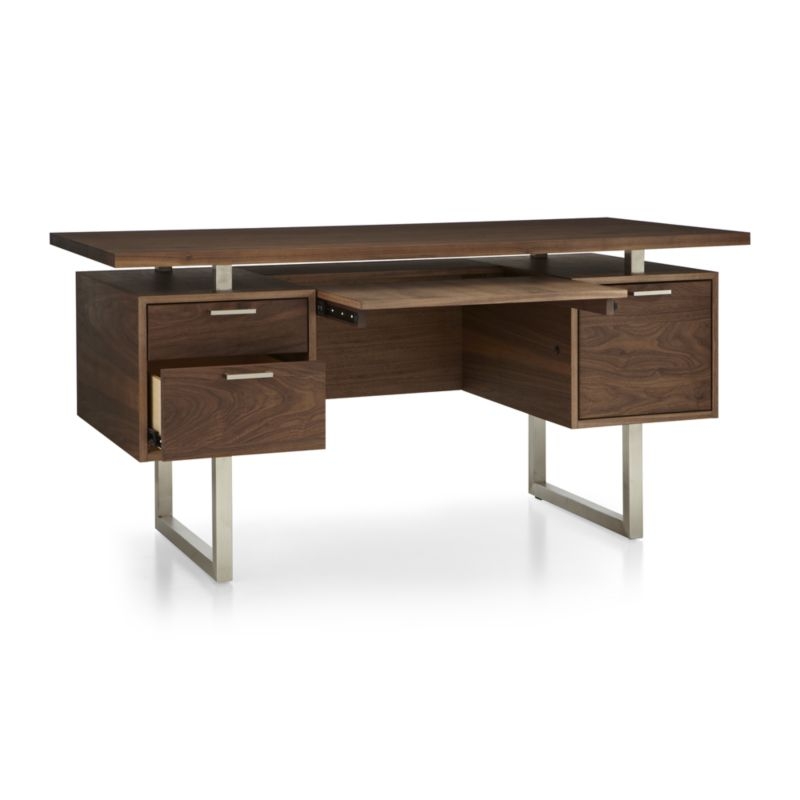 Clybourn Walnut Executive Desk - Image 8