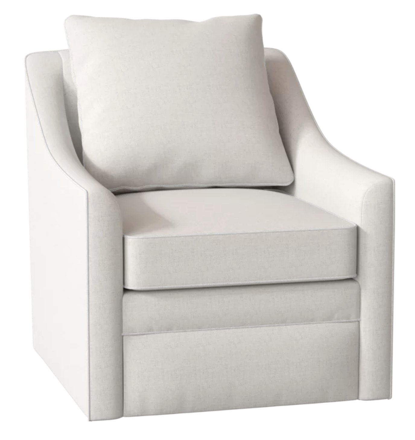Quincy Swivel Armchair - Bevin Natural - Image 0