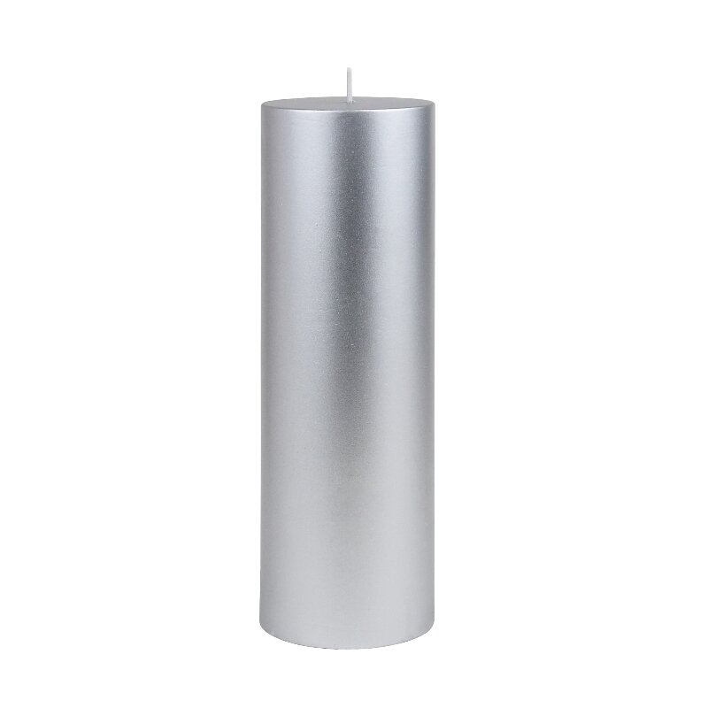 Smokeless Paraffin Unscented Pillar Candle - Image 0