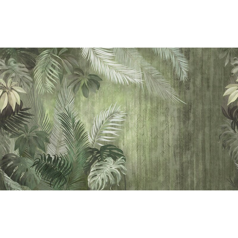 Exotic leaf wall mural - Image 0